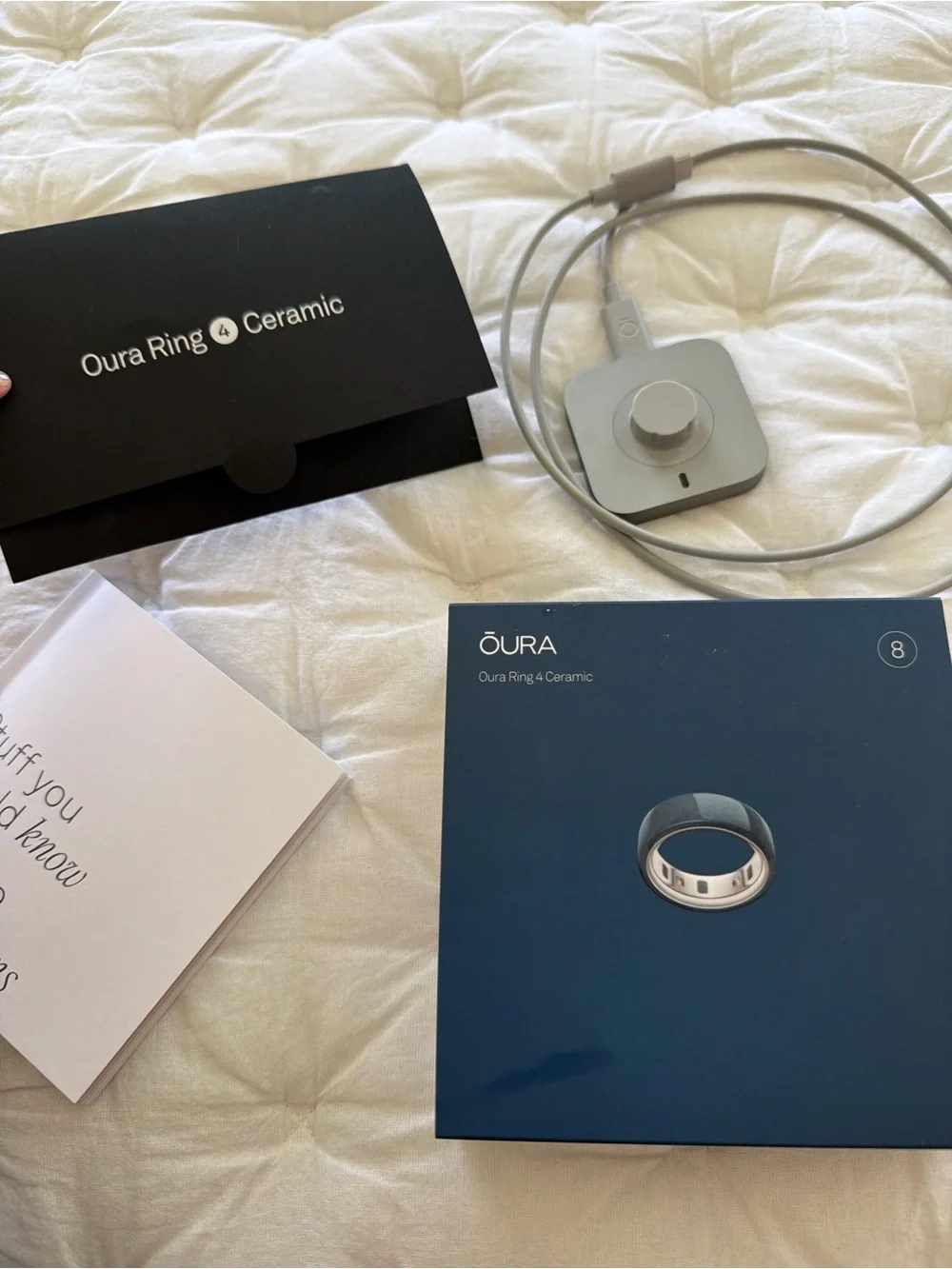 Oura Ring 4 Ceramic Smart Ring - navy